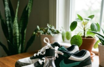 Ze smeert nagellakremover op haar schoenen en het resultaat verrast iedereen